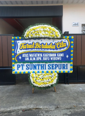 Papan Bunga Duka di Kelayan Timur