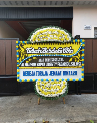 Papan Bunga Duka di Kelayan Timur